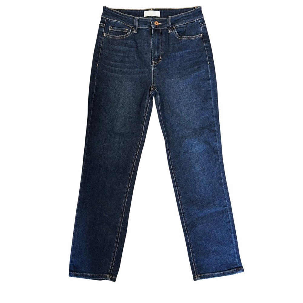 Vervet Jeanne Women’s 29 High-Rise Ankle Slim Straight Jeans EUC